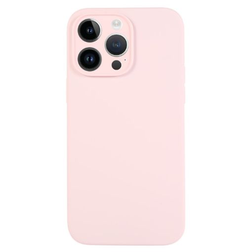 iPhone 13 Pro Grey Pink Liquid Silicone Phone Case - Pure Color - 1