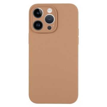 iPhone 13 Pro Light Brown Liquid Silicone Phone Case - 1