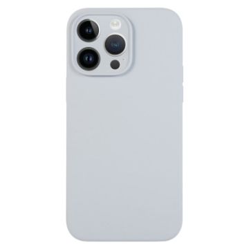 iPhone 13 Pro Grey Blue Liquid Silicone Phone Case - 1