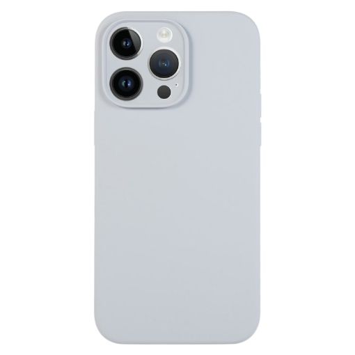iPhone 13 Pro Grey Blue Liquid Silicone Phone Case - 1