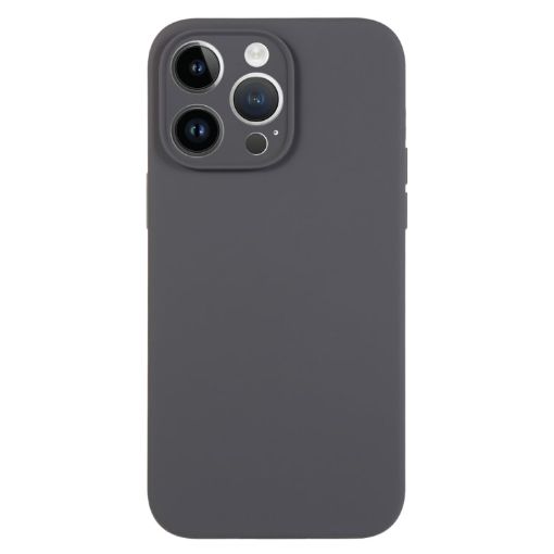iPhone 13 Pro Charcoal Black Liquid Silicone Phone Case - 1