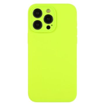 iPhone 12 Pro Bright Green Liquid Silicone Phone Case - 1
