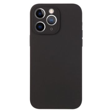 iPhone 11 Pro Max Black Liquid Silicone Phone Case - 1