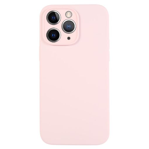 iPhone 11 Pro Max Grey Pink Liquid Silicone Phone Case - 1
