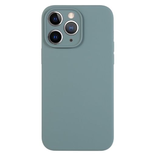iPhone 11 Pro Max Pine Needle Green Liquid Silicone Phone Case - 1