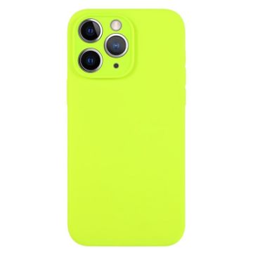 iPhone 11 Pro Max Bright Green Liquid Silicone Phone Case - 1