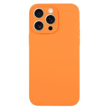 iPhone 16 Pro Max Orange Liquid Silicone Phone Case - 1
