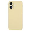 iPhone 16 Plus Creamy Yellow Liquid Silicone Phone Case - 1