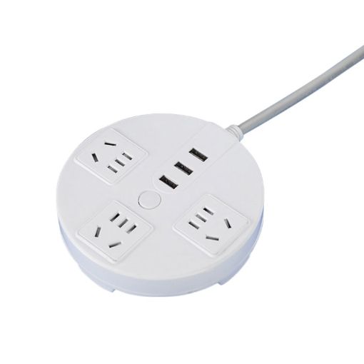 Multi-functional Desktop Socket with USB & Cable - 1.8m Length - 1