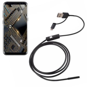 AN100 3-in-1 IP67 Waterproof Endoscope Camera USB-C/Micro USB/USB 1m - 1