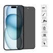 iPhone 15 Pro/15 25pcs Anti-spy Full Cover Tempered Glass Screen Film - 3