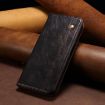 Huawei nova 14 Pro Black Leather Phone Case - Oil Wax Crazy Horse Texture - 2