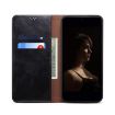 Huawei nova 14 Leather Phone Case - Oil Wax Crazy Horse Texture, Black - 4