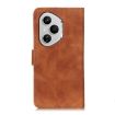 For Honor 400 Pro Global Retro Flip Leather Phone Case Brown - 4