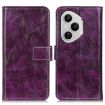 For Honor 400 Pro Global Retro Flip Leather Phone Case - Purple - 1