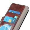 For Honor 400 Pro Global Retro Flip Leather Phone Case Brown 160.8mm - 7