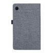 Samsung Galaxy Tab A9+ Dark Blue Fabric Texture Flip Leather Case - 3