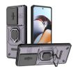 OnePlus 11R 5G Purple Shockproof Case with Holder - Sliding Camshield TPU+PC - 1