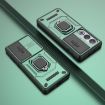 OnePlus ACE 3V Green Shockproof Phone Case with Holder - Camshield TPU + PC - 2