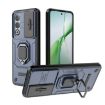 OnePlus Nord CE4 5G Blue Shockproof Camshield Case with Holder - 1