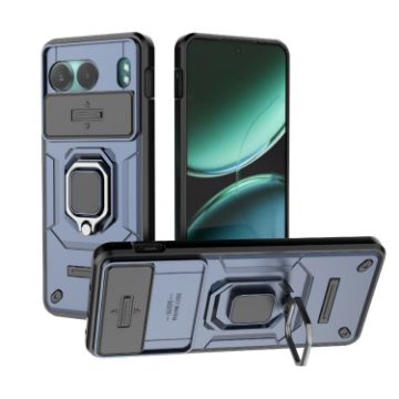OnePlus Nord 4 5G Blue Shockproof Case with Holder - Camshield TPU + PC - 1