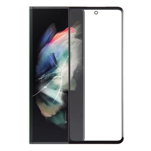 Samsung Galaxy Z Fold3 SM-F926B Outer Glass Lens with OCA Adhesive - 1