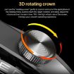 1.3" Bamboo Steel Smart Watch, IP68 Waterproof, Bluetooth Call, Silver - 6