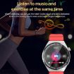 1.3" Bamboo Steel Smart Watch, IP68 Waterproof, Bluetooth Call, Silver - 9