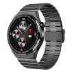 Bamboo Steel Band 1.3" Smart Watch IP68 Waterproof Bluetooth Call Black - 1