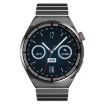 Bamboo Steel Band 1.3" Smart Watch IP68 Waterproof Bluetooth Call Black - 2