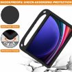 Samsung Galaxy Tab S9+ EVA Shockproof Case with Holder - Black - 5