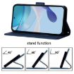 OPPO A5/A3 Pro 5G Crossbody 3D Embossed Flip Leather Case - Blue - 5