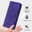 OPPO A5/A3 Pro 5G Crossbody 3D Embossed Flip Leather Case Purple - 8