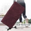 OPPO A5/A3 Pro 5G Crossbody 3D Embossed Flip Leather Case Wine Red - 7