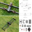 YELANGU L60ES 60cm Slide Rail Track with L5i Dolly Car - Black - 9