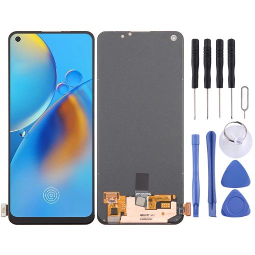 OPPO F19 4G Original AMOLED LCD Screen with Digitizer Assembly - 1