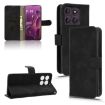 Motorola Edge 60 Pro Magnetic Flip Leather Case - Black Skin Feel - 1