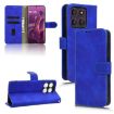 Motorola Edge 60 Pro Blue Magnetic Flip Leather Phone Case Skin Feel - 1