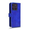 Motorola Edge 60 Pro Blue Magnetic Flip Leather Phone Case Skin Feel - 3