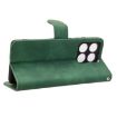 Motorola Edge 60 Pro Green Magnetic Flip Leather Phone Case Skin Feel - 5