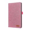 Xiaomi Redmi K Pad Rose Red Fabric Texture Flip Leather Tablet Case - 2