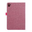 Xiaomi Redmi K Pad Rose Red Fabric Texture Flip Leather Tablet Case - 3