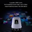 USAMS US-SJ643 PD100W 8-in-1 Type-C HUB with Light - Metal Grey - 4