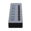 ORICO BT2U3-10AB-GY-BP 10-Port USB 3.0 HUB with Switches (UK Plug) - 2