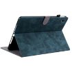 Samsung Galaxy Tab 9 Tiger Pattern Flip Leather Case - Dark Blue - 5