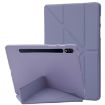 Samsung Galaxy Tab S10+/S9+ Lavender Silicone Leather Tablet Case - 1