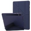 Samsung Galaxy Tab S10+/S9+ Dark Blue Silicone Leather Tablet Case - 1