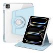 iPad Pro 13 2024 Case - 360 Rotation, Detachable, Clear Acrylic, Ice Blue - 1