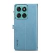 Moto G86 Power ESEBLE Star Series Wallet Case, RFID Leather, Blue - 3