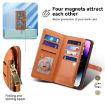 Moto G56 5G ESEBLE Star Series Brown RFID Leather Wallet Case - 5